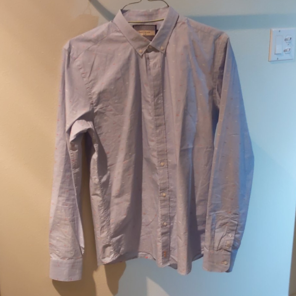 Scotch & Soda Blue Button Down Shirt